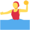 Woman Playing Water Polo emoji on Twitter